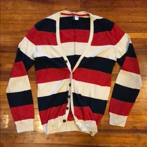 H&M Striped Cardigan Size M